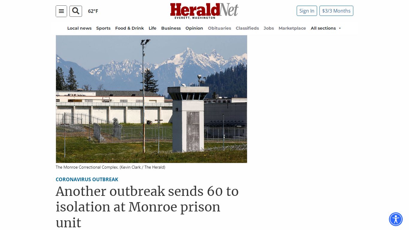 Another outbreak sends 60 to isolation at Monroe prison ...